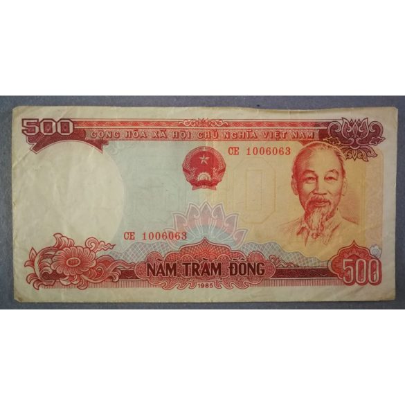 Vietnam 500 Dong 1985 F