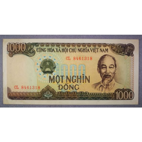 Vietnam 1000 Dong 1987 XF