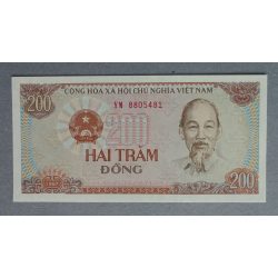 Vietnám 200 Dong 1987 UNC