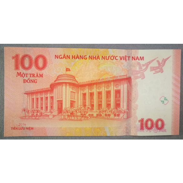 Vietnám 100 Dong 2016 UNC