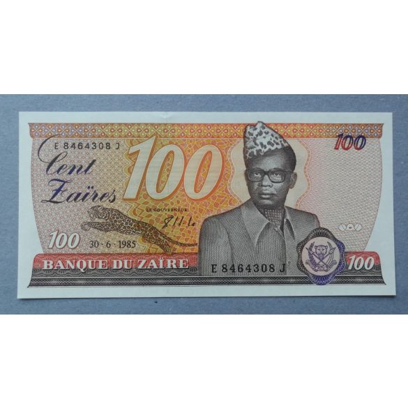 Zaire 100 Zaires 1985 UNC-