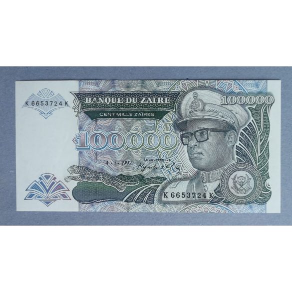 Zaire 100000 Zaires 1992 UNC