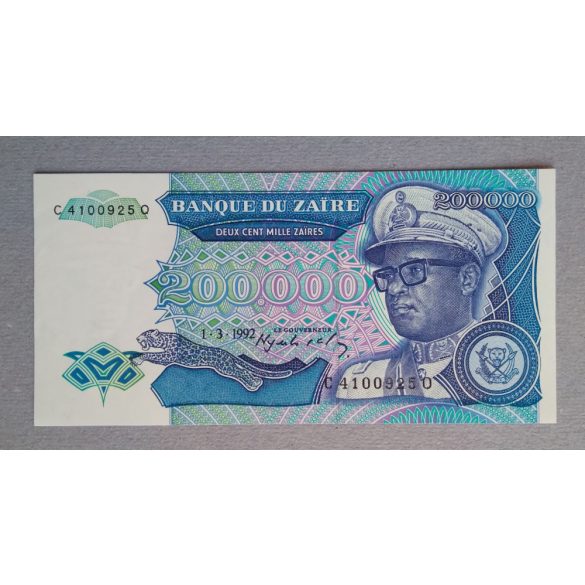 Zaire 200000 Zaires 1992 UNC