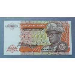 Zaire 500000 Zaires 1992 aUNC