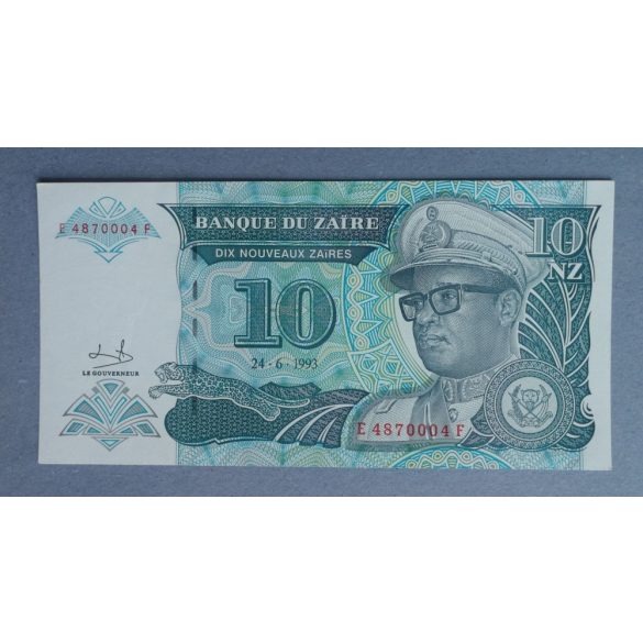 Zaire 10 Zaires 1993 UNC