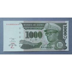 Zaire 1000 Zaires 1995 UNC