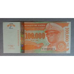 Zaire 100000 Zaires 1996 UNC