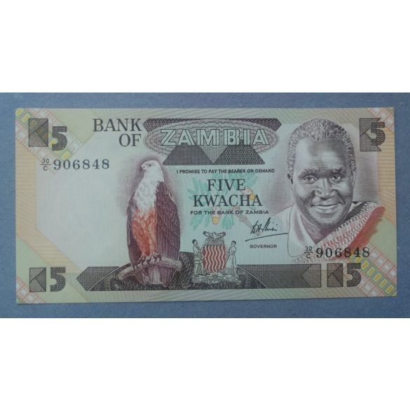 Zambia 5 Kwacha 1984 UNC