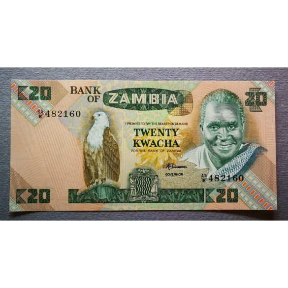 Zambia 20 Kwacha 1986 UNC