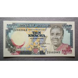 Zambia 10 Kwacha 1989 UNC