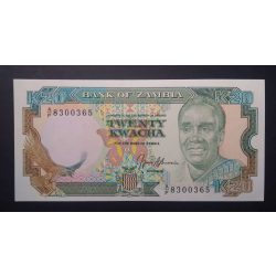 Zambia 20 Kwacha 1989 UNC