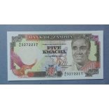 Zambia 5 Kwacha 1989 UNC