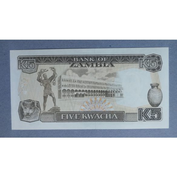 Zambia 5 Kwacha 1989 UNC