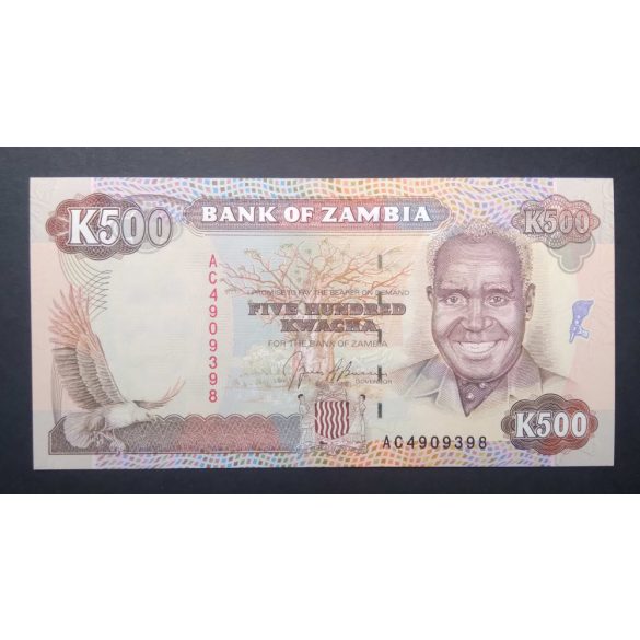 Zambia 500 Kwacha 1991 UNC