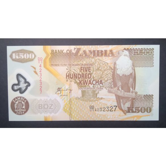 Zambia 500 Kwacha 2004 UNC