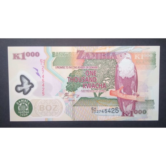 Zambia 1000 Kwacha 2006 UNC