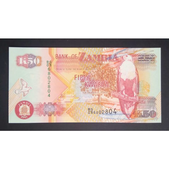 Zambia 50 Kwacha 2007 UNC 