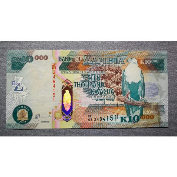 Zambia 10000 Kwacha 2008 UNC