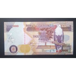 Zambia 5000 Kwacha 2008 UNC