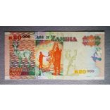 Zambia 20000 Kwacha 2009 UNC
