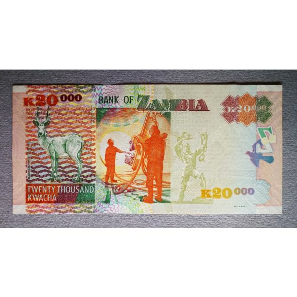 Zambia 20000 Kwacha 2009 UNC