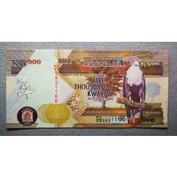 Zambia 5000 Kwacha 2009 UNC