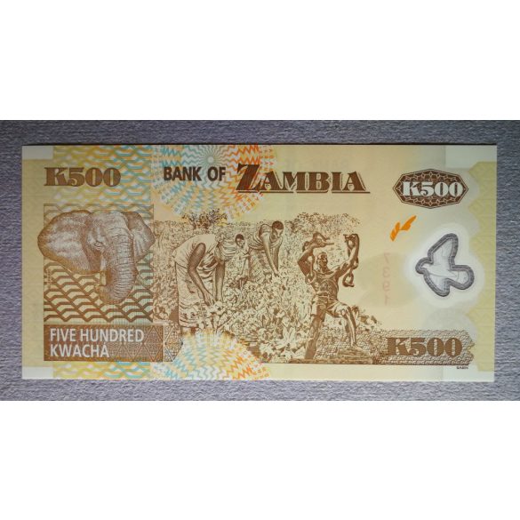 Zambia 500 Kwacha 2009 UNC