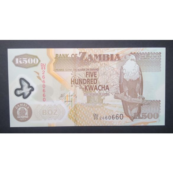 Zambia 500 Kwacha 2011 UNC