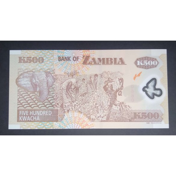 Zambia 500 Kwacha 2011 UNC