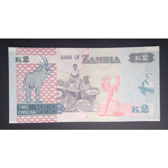 Zambia 2 Kwacha 2012 UNC