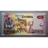 Zambia 5 Kwacha 2018 UNC