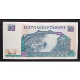 Zimbabwe 20 Dollar 1997 UNC