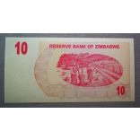 Zimbabwe 10 Dollars 2006 UNC