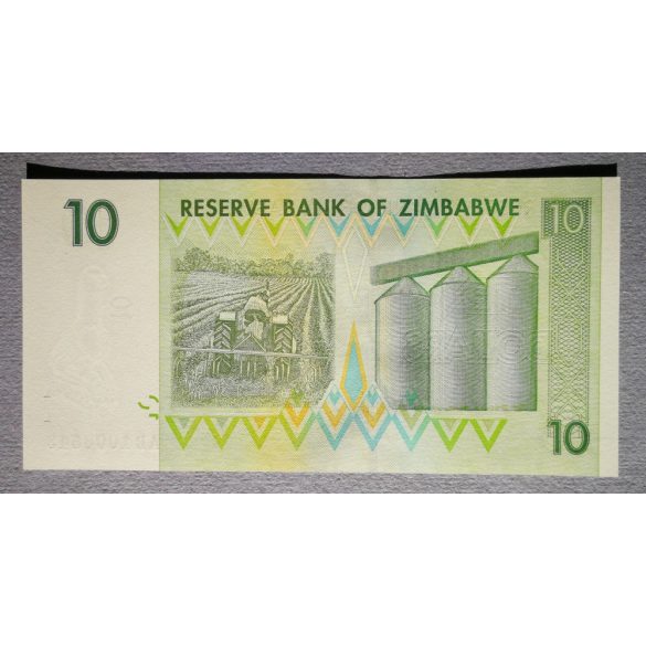 Zimbabwe 10 Dollars 2007 UNC