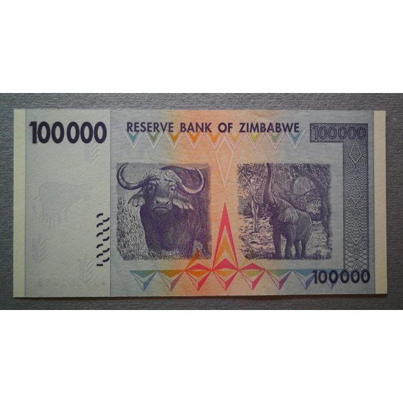Zimbabwe 100000 Dollars 2008 UNC