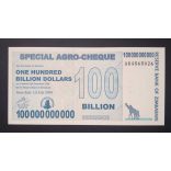Zimbabwe 100 milliárd Dollar 2008 UNC 