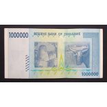 Zimbabwe 1 millió Dollar 2008 UNC-