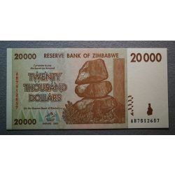 Zimbabwe 20000 Dollars 2008 UNC