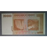 Zimbabwe 20000 Dollars 2008 UNC