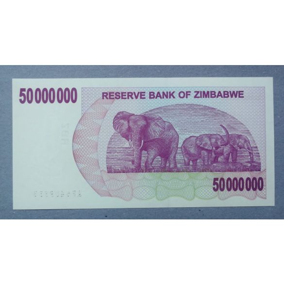 Zimbabwe 50.000.000 Dollars 2008 UNC