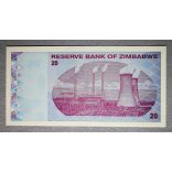 Zimbabwe 20 Dollars 2009 UNC