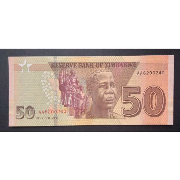 Zimbabwe 50 Dollars 2020 UNC 