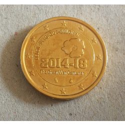 Belgium 2 Euro 2014 aranyozott aUNC+