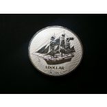 Cook-Szigetek 1 Dollar Bounty 2020 31,1 g - 1 uncia ezüst