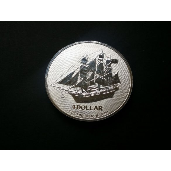 Cook-Szigetek 1 Dollar Bounty 2020 31,1 g - 1 uncia ezüst